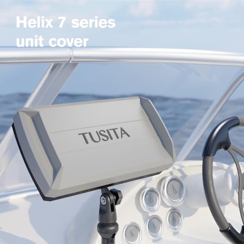 Helix 7 Fish Finder Cover - Rubber Protective Case for Humminbird Helix 7