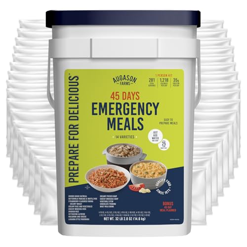 45-Day Emergency Food Supply Kit for Long-Term Survival, 281 Servings