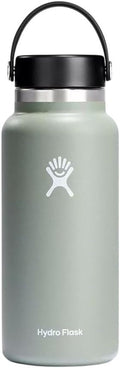 Hydro Flask Water Bottle - Insulated Stainless Steel with Wide Mouth Flex Lid - 32 Oz Agave Color