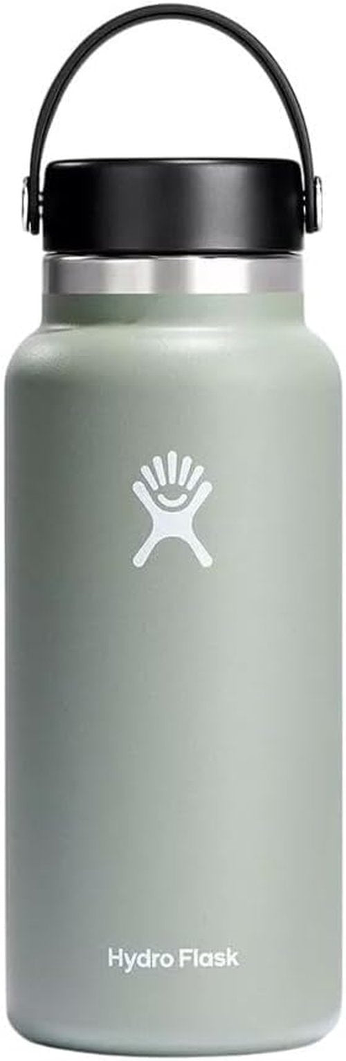 Hydro Flask Water Bottle - Insulated Stainless Steel with Wide Mouth Flex Lid - 32 Oz Agave Color
