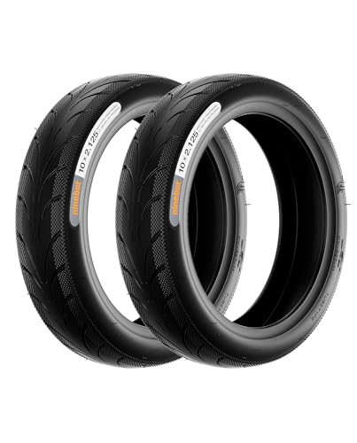 2PCS 10x2.125 Inch Non-Slip Scooter Tire Compatible with Ninebot F20 F25 F30 F40 F65 D18W D28U D38U