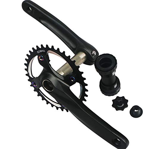 Single Speed 32T Aluminum Mountain Bike Crankset - 170mm Black