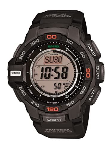 Digital Outdoor Sport Watch with Altimeter, Compass, Barometer - Solar Powered