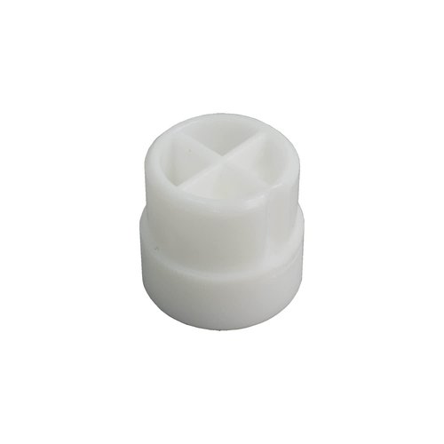 AlveyTech Plastic Tip for the Stabilizing Post - Fits the Razor Crazy Cart (V1+) - White Plastic Replacement Set for Kids E-Kart, Heavy Duty Parts for Electric Crazy Scooter Cart 2-Pack