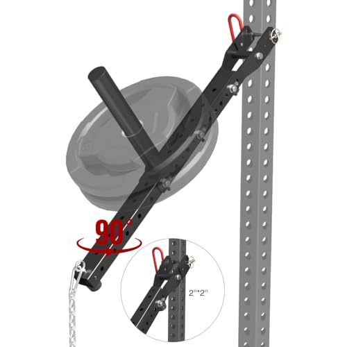 Adjustable Belt Squat Attachment for Power Racks - Universal Fit