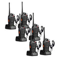 Pxton 6-Pack Long Range Walkie Talkies for Adults with Headphones, 16 Channels, Rechargeable, Flashlight, Li-ion Battery