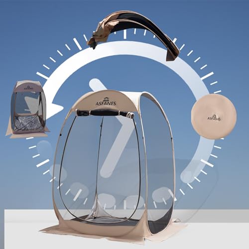 Portable Mosquito Screen Tent with Removable Mat - Instant Pop Up Canopy for Camping and Patio