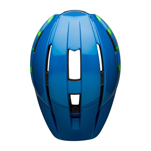 Bell Sidetrack II MIPS Youth Bike Helmet - Blue/Green, Size UY 50-57cm