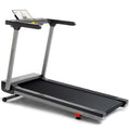 Sunny Health & Fitness Gray Fully Assembled Auto Incline Treadmill for Home Gym
