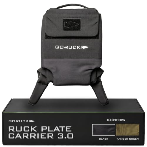 GORUCK Ruck Plate Carrier 3.0 Weighted Rucking Backpack - Black