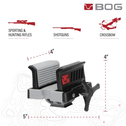 Ultralite Deathgrip Head Tripod Conversion Clamp for Shooting & Hunting Rifles