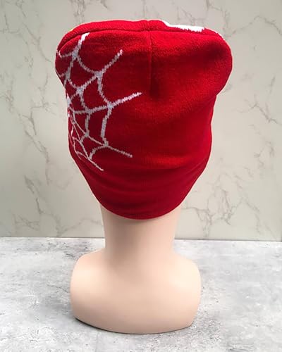 Y2k Beanie Letter Graphics Knitted Hat Winter Skull Cap for Women Men - 1 Size / 4 Pcs B