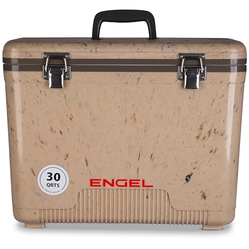 ENGEL UC30 30qt Grassland Camo Leak-Proof Hard Shell Cooler & Drybox