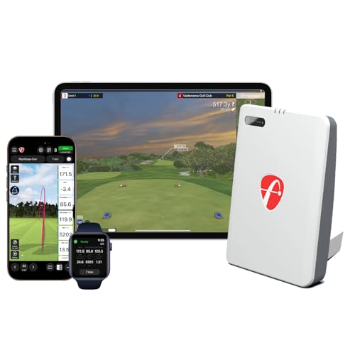 Golf Launch Monitor and Simulator with 18 Data Parameters - Mevo Gen2 Portable Golf Radar