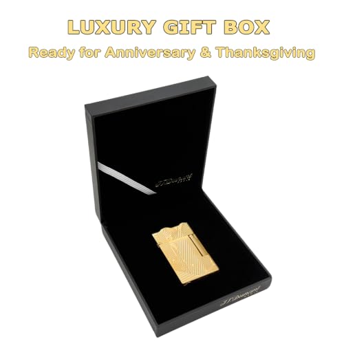 Sanji One Piece Brass Lighter with Iconic Ping Sound - Collector's Gift, Gold Finish, Refillable, Creative Lid Variation