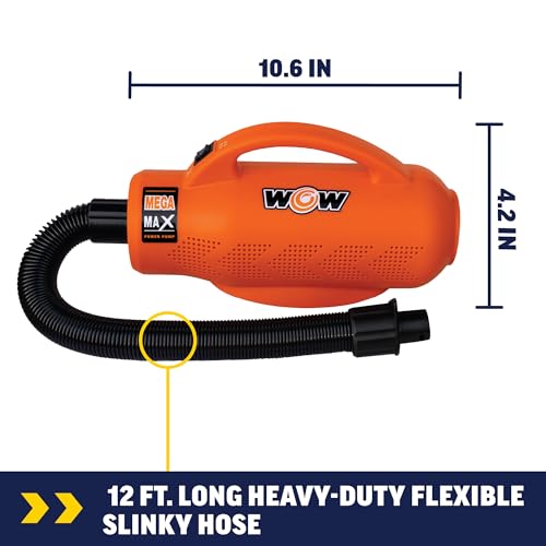 Mega Max Power Pump - 110V AC, 4.5 PSI Max, 950 L/min, Dual Speed Inflator