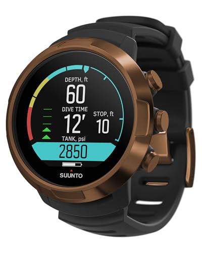 Suunto D5 Dive Computer Watch with Color Display, 100m Water Resistance, Wireless Connectivity