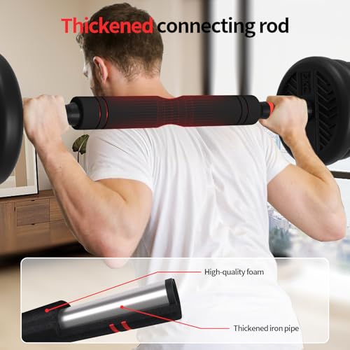 TOTOZAKUL 90LB Adjustable Dumbbell Set 4-in-1 Home Gym Equipment for Men Women