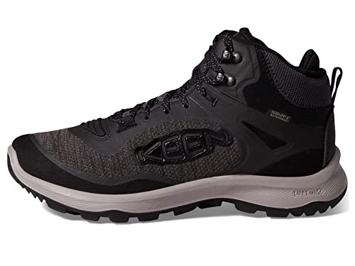 KEEN Terradora Flex Mid Waterproof Hiking Boots - 7.5 Black & Steel Grey