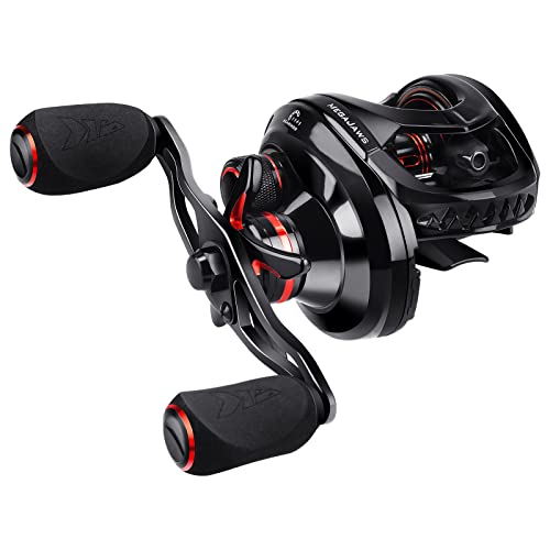 KastKing MegaJaws Baitcasting Reel Dark Red Right Hand Lightweight High Speed