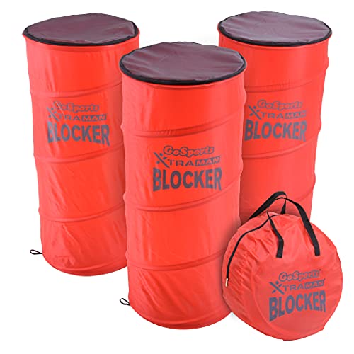 Multi-Sport Pop-Up Defenders Training Dummy Set for Basketball, Soccer & Football
