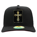 Black Cross Baseball Cap - Adjustable Unisex Hat for Men & Women