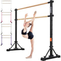 FC FUNCHEER 4FT Adjustable Wooden Ballet Barre - Portable Dance & Fitness Equipment