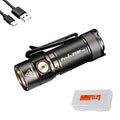Fenix E18R V2.0 Rechargeable 1200 Lumen Compact LED Flashlight - Black