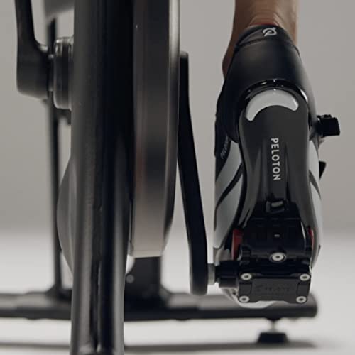 Peloton Unisex Cycling Shoes - Indoor Road Model, Black/Red, Size 12 Women/10 Men with Cleats