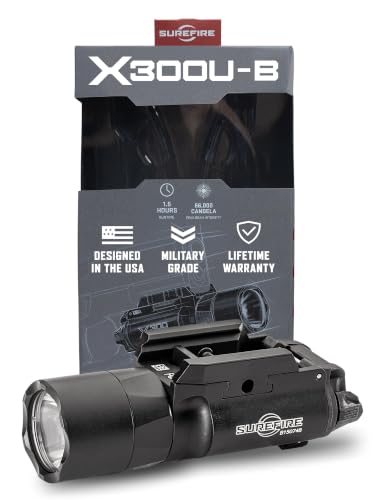 SureFire X300U-B Weaponlight LED 1000 Lumens Black with T-Slot Mount