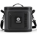 Vogano Leak-Proof Soft Cooler Bag 12H Cold Retention - Black, 28 Can