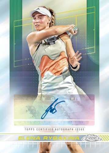 2024 Topps Chrome Tennis Card Value Box with Exclusive Parallels