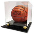 Max Protection Acrylic Basketball Display Case with Mirror Back - UV Protected, Fully Assembled