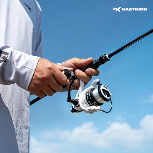 KastKing Lethal Phantom Twin-Tip Spinning Fishing Rod & Reel Combo 6'2" 2000 Reel