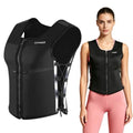 FITVANCE Adjustable Weighted Vest for Women Men 1-10 LBS Black Fitness Gear
