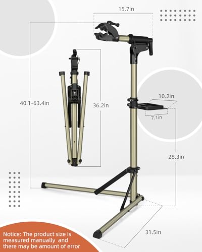 Champagne ROCKBROS Heavy Duty Bike Repair Stand for E-Bike, MTB & Road Bike