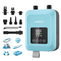 CooSpo Dark Blue Electric SUP Air Pump 20 PSI High Pressure Inflator Rechargeable Battery