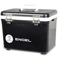 ENGEL 13Qt Leak-Proof Hard Shell Cooler Black - Insulated Dry Box for Camping & Travel