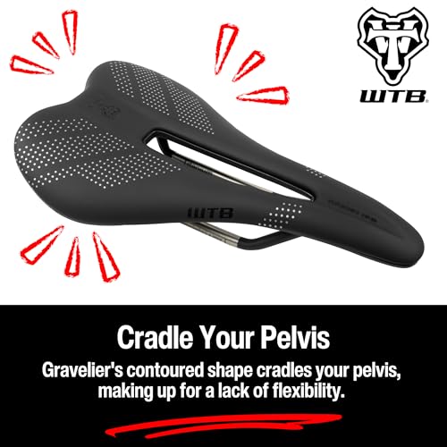 WTB Gravelier Titanium Bike Saddle - Endurance Gravel & Mountain Cycling Seat