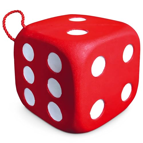 Morrell High Roller Foam Archery Target 6-Sided Cube with Bullseyes, Portable for Bows & Crossbows