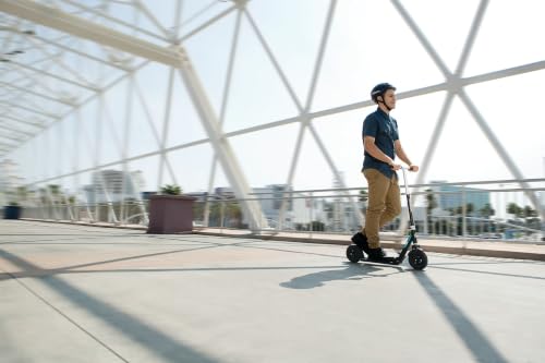 Razor A5 Air Kick Scooter Black - Adjustable Handlebar, Long Deck, Pneumatic Tires