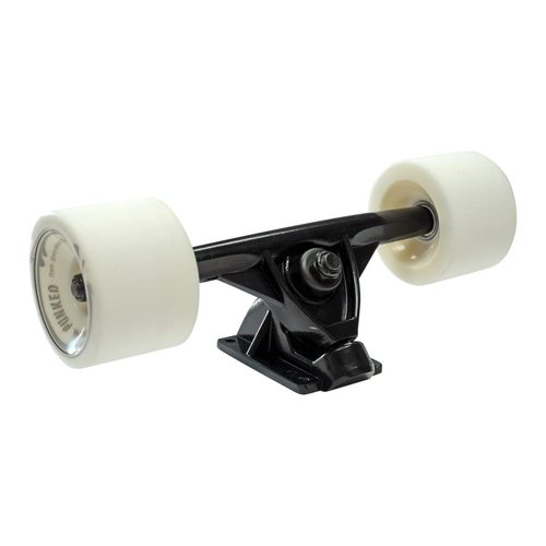 Yocaher Punked Bamboo Longboard Skateboard Freestyle 40" x 9.75"Cruiser w/BLACKWIDOW Premium Clear Grip Tape, Heavy Duty Aluminum Alloy Truck, 71mm Longboard Wheels (Geometrix)