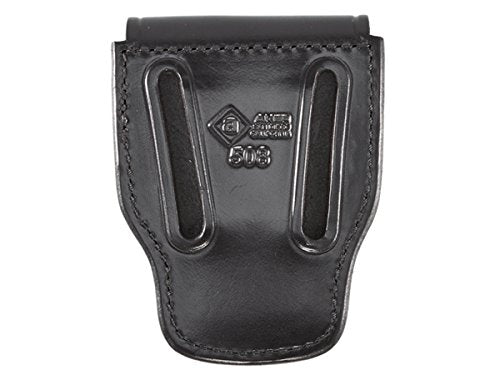 Aker Leather 508 Handcuff Case, Black, Plain