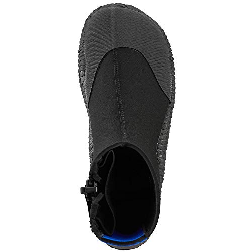 NRS Comm-5 Wetshoe - 5mm Neoprene, Black, Size 11, Durable Grip