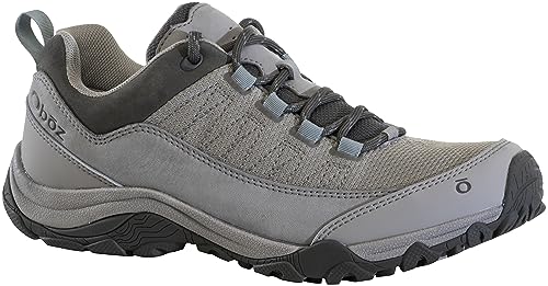 Oboz Women's Ousel Low Hiking Shoe - Drizzle 9 - Outdoor Trail Footwear