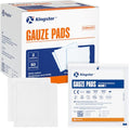 4x4 Inch Sterile Cotton Gauze Pads - 12-Ply Highly Absorbent Wound Dressings (50 Pack)