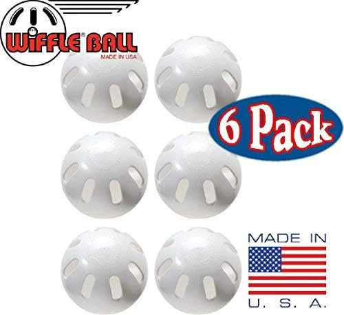 WIFFLE Ball 6-Pack Official Size Baseballs - Includes 2 Bats for Ultimate Fun
