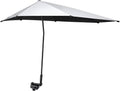 G4Free Beach Umbrella - UPF 50+ Adjustable XL with Universal Clamp for Chairs & Strollers