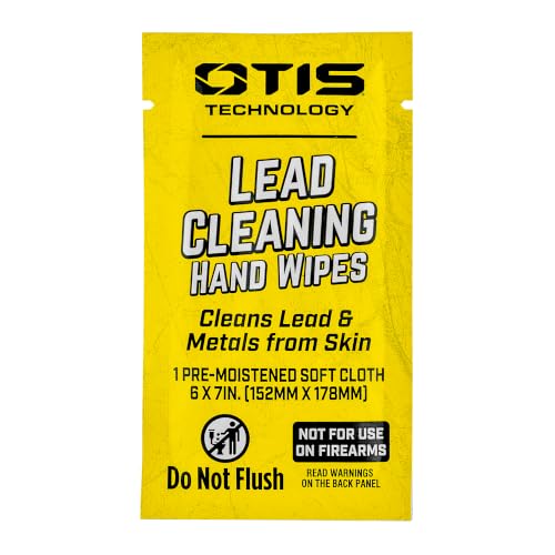 Otis Lead & Metal Cleaning Wipes - 50 Individually Wrapped Hand Wipes
