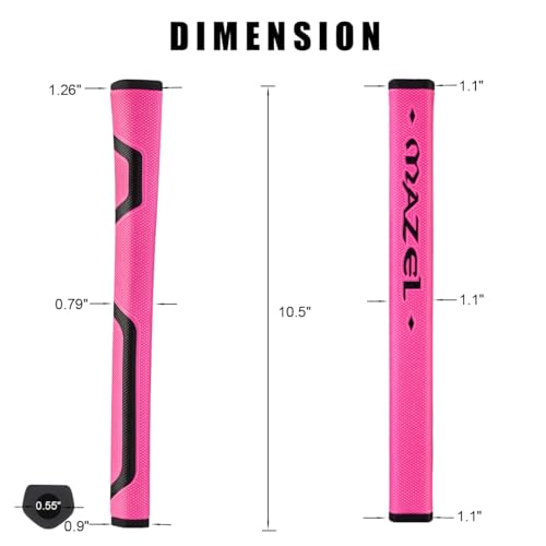 Pink Ultra-Light Golf Putter Grip for Men Non-Slip Surface 2.0 Texture